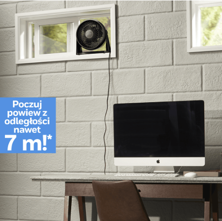 Stabilná nízkoprofilová konštrukcia ventilátora Honeywell